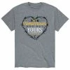Licensed Character Men's Yellowstone Barbed Wire Heart Tee Heather Military Green -Licensed Character Shop unnamed file 10778