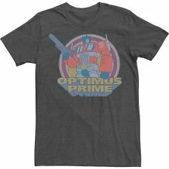 Licensed Character Men's Transformers Optimus Prime Retro Portrait Tee