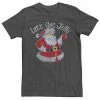 Licensed Character Men's Santa Claus Let's Get Jolly Graphic Tee -Licensed Character Shop unnamed file 10791