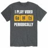 Licensed Character Men's Play Video Games Periodically Tee Blue -Licensed Character Shop unnamed file 10797