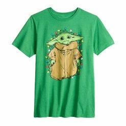 Licensed Character Men's Star Wars Grogu Holiday Tee -Licensed Character Shop unnamed file 1080