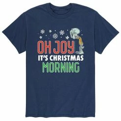 Licensed Character Men's SpongeBob SquarePants Squidward Joy Tee Navy -Licensed Character Shop unnamed file 10808