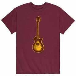 Licensed Character Men's Gibson Style Guitar Tee Red -Licensed Character Shop unnamed file 10827