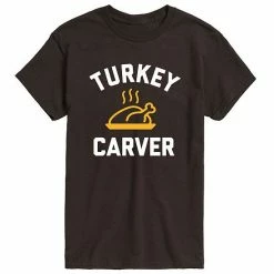 Licensed Character Men's Turkey Carver Tee Dark Brown -Licensed Character Shop unnamed file 10858