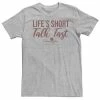 Licensed Character Men's Gilmore Girls Life's Short Talk Fast Tee -Licensed Character Shop unnamed file 10859