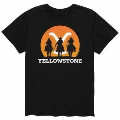 Licensed Character Men's Yellowstone Cowboy Sunset Tee