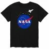 Licensed Character Men's NASA Logo & Spaceship Tee -Licensed Character Shop unnamed file 10872