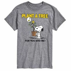Licensed Character Men's Peanuts Plant A Tree Tee Red -Licensed Character Shop unnamed file 10874