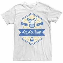 Licensed Character Men's Zelda Lon Lon Ranch Finest Milk In Hyrule Tee