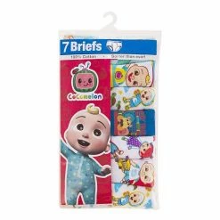 Licensed Character Toddler Boys CoComelon 7 Pack Brief Underwear -Licensed Character Shop unnamed file 1093