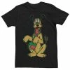 Licensed Character Men's Disney Pluto Christmas Style Portrait Tee -Licensed Character Shop unnamed file 10938
