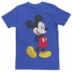 Licensed Character Men's Disney Mickey Mouse Smiling Pose Tee Royal