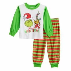 Licensed Character Toddler Boy Jammies For Your Families® How The Grinch Stole Christmas Pajama Set