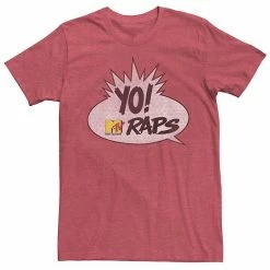 Licensed Character Men's Yo! MTV Raps Speech Bubble Short Sleeve Tee