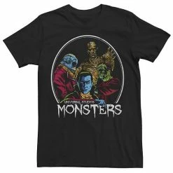 Licensed Character Men's Universal Monsters Group Framed Portrait Tee