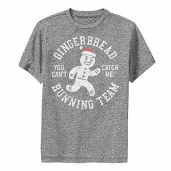Alternative view of Licensed Character Boys 8-20 Gingerbread Running Team Stamp Graphic Tee Charcoal Heather