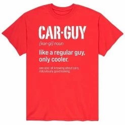 Licensed Character Men's Car Guy Definition Tee Red -Licensed Character Shop unnamed file 11045