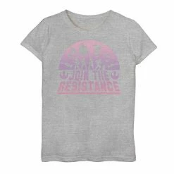 Licensed Character Girls' 7-16 Star Wars Join The Resistance Graphic Tee White