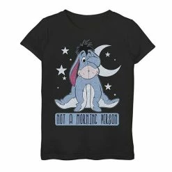 Licensed Character Disney's Winnie The Pooh Girls 7-16 Eeyore Not A Morning Person Graphic Tee