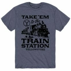 Licensed Character Men's Yellowstone Take Em Train Tee -Licensed Character Shop unnamed file 1108