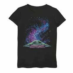 Licensed Character Girls 3-16 Star Wars The Mandalorian The Child AKA Baby Yoda Galaxy Tee
