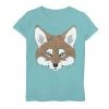Licensed Character Girls 7-16 Red Fox Face Cartoon Texture Cute Graphic Tee -Licensed Character Shop unnamed file 11085
