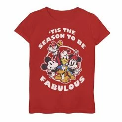Licensed Character Girls 7-16 Disney Mickey Mouse & Friends "Season To Be Fabulous" Tee