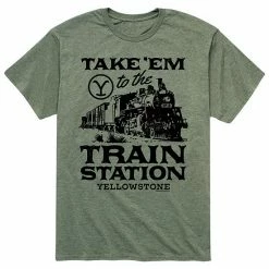 Licensed Character Men's Yellowstone Take Em Train Tee -Licensed Character Shop unnamed file 1109