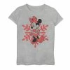 Licensed Character Girls 7-16 Disney Minnie Mouse Snowflake Tee 2 Licensed Character Girls 7-16 Disney Minnie Mouse Snowflake Tee -Licensed Character Shop unnamed file 11090
