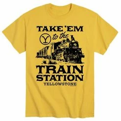 Licensed Character Men's Yellowstone Take Em Train Tee -Licensed Character Shop unnamed file 1110