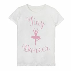 Licensed Character Girls 7-16 Tiny Dancer Ballerina Silhouette Graphic Tee