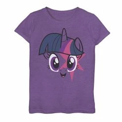 Licensed Character Girls 7-16 My Little Pony Twilight Sparkle Big Face Graphic Tee