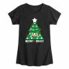 Licensed Character Girls 7-16 Christmas Cat Tree Meowy Tee -Licensed Character Shop unnamed file 11120