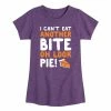 Licensed Character Girls 7-16 Can't Eat Another Bite Pie Graphic Tee -Licensed Character Shop unnamed file 11125