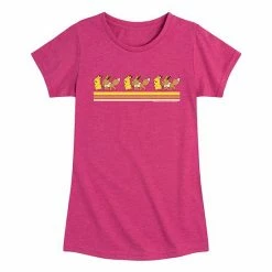 Licensed Character Girls 7-16 Pokemon Pikachu Evee Retro Graphic Tee