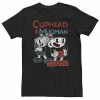Licensed Character Big & Tall Cuphead & Mugman Dynamic Duo Tee Navy Heather -Licensed Character Shop unnamed file 11152