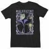 Licensed Character Big & Tall Disney Sleeping Beauty Maleficent Old School Poster Tee Black -Licensed Character Shop unnamed file 11158