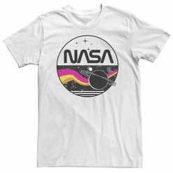 Licensed Character Big & Tall NASA Tonal Retro Circle Portrait Tee White -Licensed Character Shop unnamed file 11168