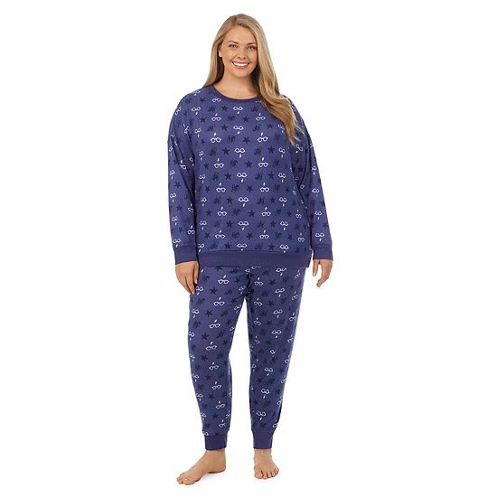 Licensed Character Plus Size Harry Potter Long Sleeve Pajama Top & Banded Bottom Pajama Pants Set 3 Licensed Character Plus Size Harry Potter Long Sleeve Pajama Top & Banded Bottom Pajama Pants Set