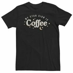 Licensed Character Big & Tall "My Star Sign Is Coffee" Tee