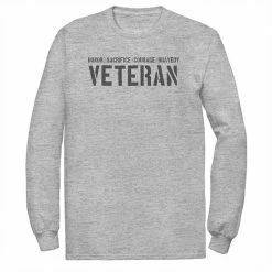 Licensed Character Big & Tall Attributes Of A Veteran Tee