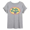 Licensed Character Juniors' Polly Pocket Logo Oversized Tee -Licensed Character Shop unnamed file 11307