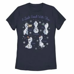 Licensed Character Disney's Once Upon A Snowman Juniors' "I Look Good With This" Graphic Tee