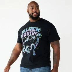 Licensed Character Big & Tall Black Panther Graphic Tee