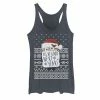 Licensed Character Juniors' Despicable Me Minions "I'll Be Good Next Year" Sweater Design Tank Top -Licensed Character Shop unnamed file 11377