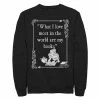Licensed Character Juniors Beauty And The Beast Book Lover Crew Fleece -Licensed Character Shop unnamed file 11408