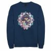 Licensed Character Juniors' Disney's Aladdin Jasmine Watercolor Floral Portrait Fleece Sweater -Licensed Character Shop unnamed file 11415