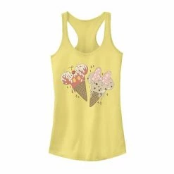 Licensed Character Disney's Mickey And Friends Mickey & Minnie Ice Cream Cones Racerback Tank Top