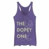Licensed Character Juniors' Disney's Snow White & The Seven Dwarves The Dopey One Outlined Tank Top -Licensed Character Shop unnamed file 11424