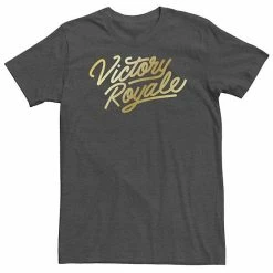 Licensed Character Big & Tall Fortnite Victory Royale Golden Logo Tee Charcoal Heather -Licensed Character Shop unnamed file 11473